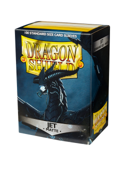 Dragon Shield Kartenhüllen - Standardgröße Matte (100) - Tiefschwarz 