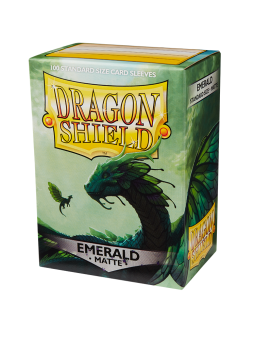 Dragon Shield Card Sleeves - Standard Size Matte (100) - Emerald 