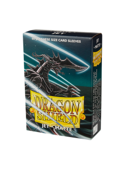 Dragon Shield Kartenhüllen - Japanische Größe Matte (60) - Tiefschwarz 