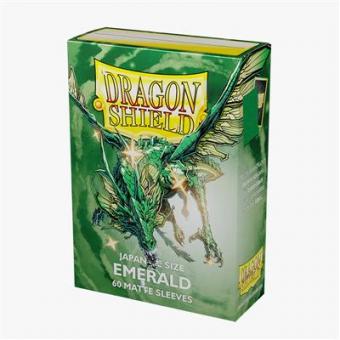 Dragon Shield Card Sleeves - Japanese Size Matte (60) - Emerald 