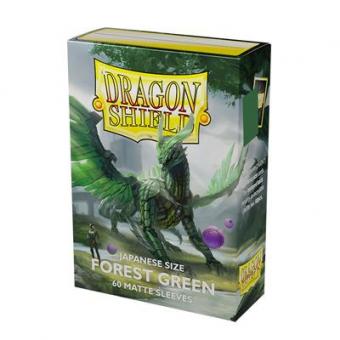 Dragon Shield Card Sleeves - Japanese Size Matte (60) - Forest Green 