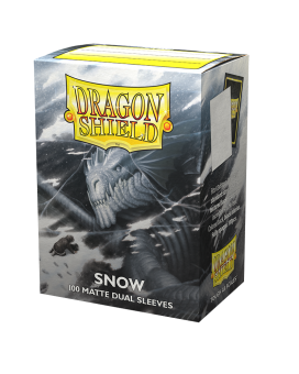 Dragon Shield Kartenhüllen - Standardgröße Dual Matte (100) - Schneeweiß 