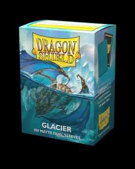 Dragon Shield Kartenhüllen - Standardgröße Dual Matte (100) - Gletscherblau 