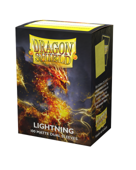 Dragon Shield Card Sleeves - Standard Size Dual Matte (100) - Lightning 