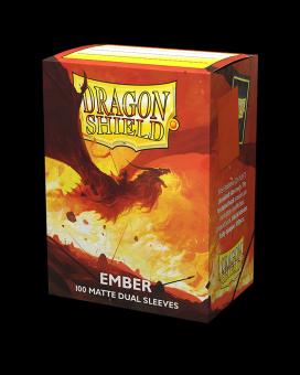 Dragon Shield Card Sleeves - Standard Size Dual Matte (100) - Ember 
