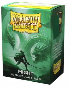 Dragon Shield Kartenhüllen - Standardgröße Dual Matte (100) - Grün 