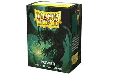 Dragon Shield Card Sleeves - Standard Size Dual Matte (100) - Metallic Green 