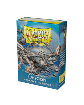 Dragon Shield Card Sleeves - Japanese Size Dual Matte (60) - Lagoon 