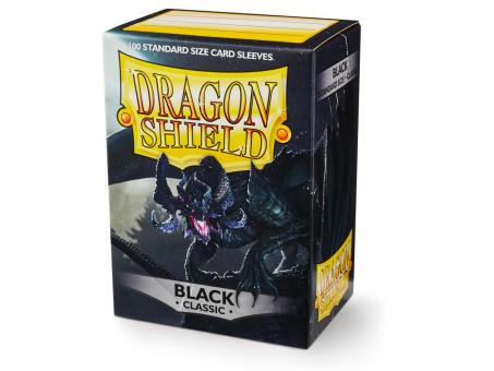 Dragon Shield Kartenhüllen - Standardgröße Classic (100) - Schwarz 