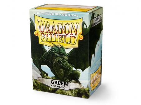 Dragon Shield Kartenhüllen - Standardgröße Classic (100) - Grün 