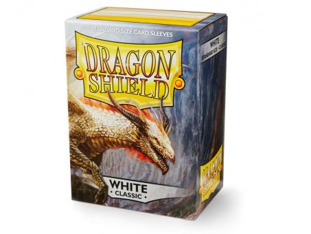 Dragon Shield Kartenhüllen - Standardgröße Classic (100) - Weiß 