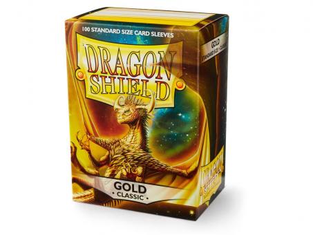 Dragon Shield Kartenhüllen - Standardgröße Classic (100) - Gold 