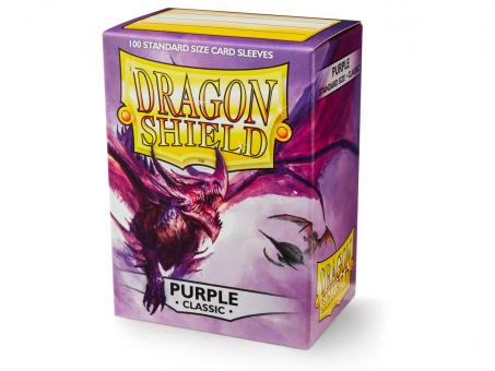 Dragon Shield Card Sleeves - Standard Size Classic (100) - Purple 