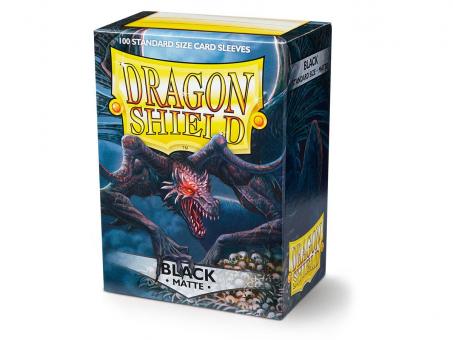 Dragon Shield Kartenhüllen - Standardgröße Matte (100) - Schwarz 