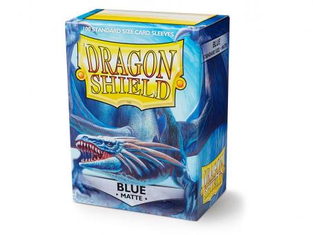 Dragon Shield Kartenhüllen - Standardgröße Matte (100) - Blau 