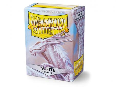 Dragon Shield Kartenhüllen - Standardgröße Matte (100) - Weiß 