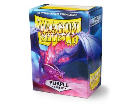 Dragon Shield Kartenhüllen - Standardgröße Matte (100) - Violett 
