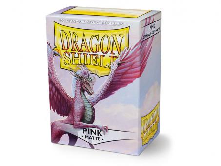 Dragon Shield Card Sleeves - Standard Size Matte (100) - Pink 