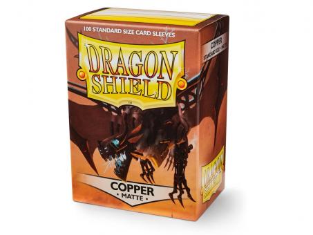 Dragon Shield Card Sleeves - Standard Size Matte (100) - Copper 