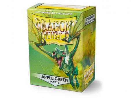 Dragon Shield Card Sleeves - Standard Size Matte (100) - Apple Green 