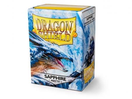 Dragon Shield Kartenhüllen - Standardgröße Matte (100) - Saphirblau 