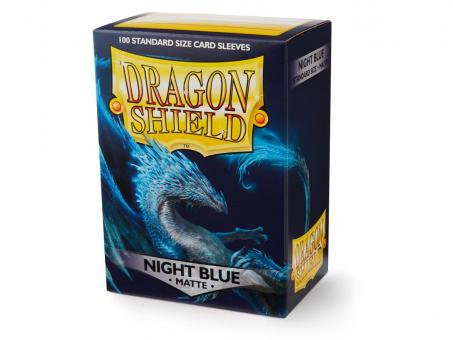 Dragon Shield Card Sleeves - Standard Size Matte (100) - Night Blue 
