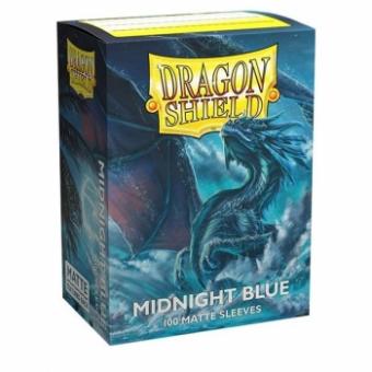 Dragon Shield Card Sleeves - Standard Size Matte (100) - Midnight Blue 