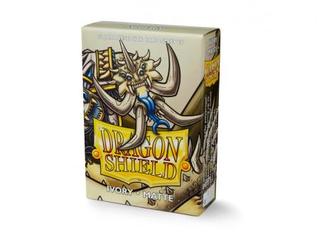 Dragon Shield Kartenhüllen - Japanische Größe Matte (60) - Elfenbein 