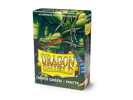 Dragon Shield Card Sleeves - Japanese Size Matte (60) - Apple Green 