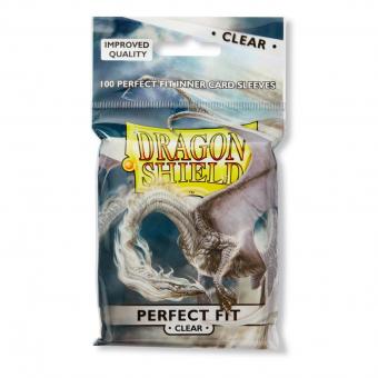 Dragon Shield Perfect Fit Toploading Card Sleeves - Standard Size (100) - Clear 