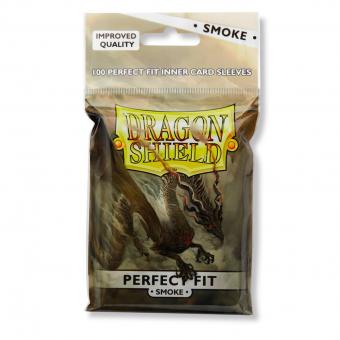 Dragon Shield Perfect Fit Toploading Kartenhüllen - Standardgröße (100) - Transparent/Rauchfarben 