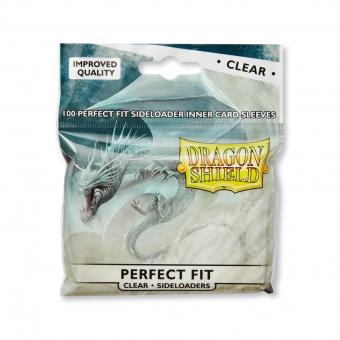 Dragon Shield Perfect Fit Sideloading Card Sleeves - Standard Size (100) - Clear 