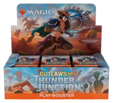 Outlaws von Thunder Junction - Play-Booster-Display (36 Play-Booster) - deutsch 