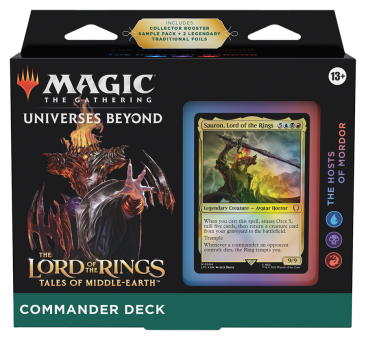 The Lord of the Rings: Tales of Middle-Earth - Commander-Deck The Hosts of Mordor - englisch 