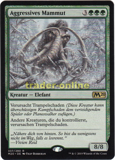 Aggressives Mammut | Trader-Online.de - Magic & Yu-Gi-Oh! Trading Card  Online Shop for Card Singles, Boosters, and Supplies