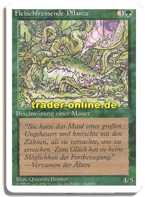 Fleischfressende Pflanze | Trader-Online.de - Magic, Yu-Gi-Oh! & Pokémon!  Trading Card Online Shop for Card Singles, Boosters, and Supplies