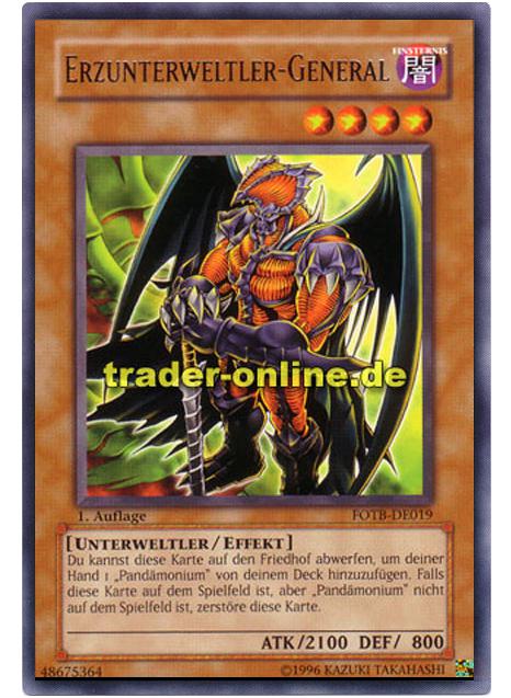 Erzunterweltler-General | Trader-Online.de - Magic, Yu-Gi-Oh! & Pokémon!  Trading Card Online Shop für Einzelkarten, Booster und Zubehör