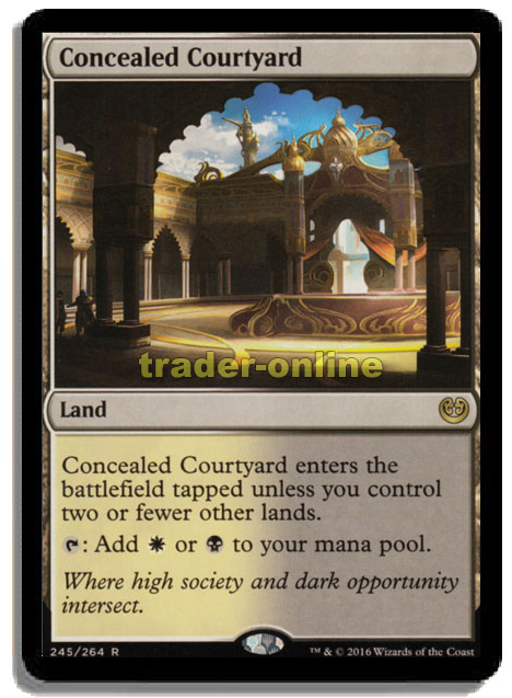 Concealed Courtyard | Trader-Online.de - Magic, Yu-Gi-Oh! & Pokémon!  Trading Card Online Shop for Card Singles, Boosters, and Supplies