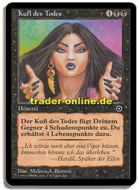 Kiss of Death | Trader-Online.de - Magic, Yu-Gi-Oh! & Pokémon! Trading Card  Online Shop für Einzelkarten, Booster und Zubehör