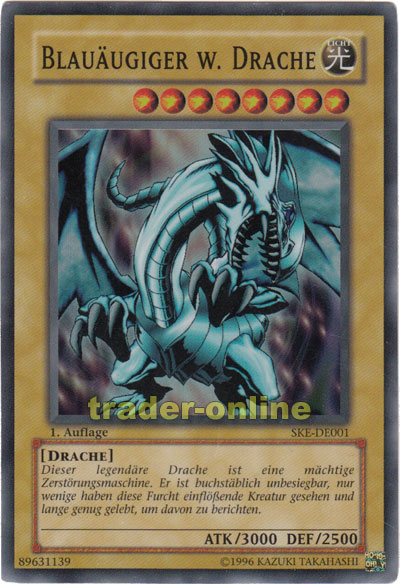 Blauäugiger w. Drache | Trader-Online.de - Magic, Yu-Gi-Oh! & Pokémon!  Trading Card Online Shop für Einzelkarten, Booster und Zubehör