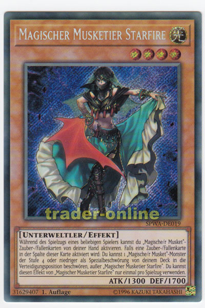 Magischer Musketier Starfire | Trader-Online.de - Magic, Yu-Gi-Oh! &  Pokémon! Trading Card Online Shop for Card Singles, Boosters, and Supplies
