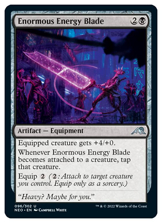 Enormous Energy Blade | Trader-Online.de - Magic, Yu-Gi-Oh! & Pokémon!  Trading Card Online Shop for Card Singles, Boosters, and Supplies